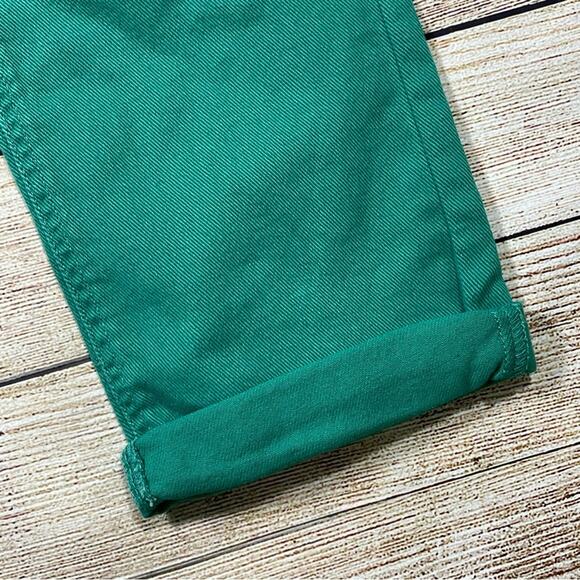 NEW Celebrity Pink Green Slim Straight Ripped Knee Denim Jeans Juniors Size 5/27 - Picture 10 of 11